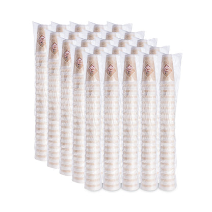 Dart Cafe G Foam Hot/Cold Cups, 20 oz, Brown/Red/White, 500/Carton