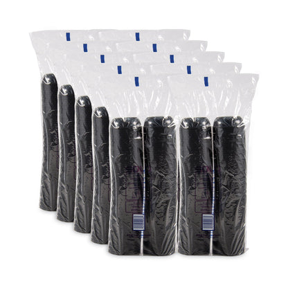 Dart Polystyrene Souffle Portion Cups, 5.5 oz, Black, 250/Bag, 10 Bags/Carton
