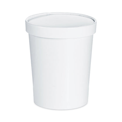 Dart Flexstyle Double Poly Food Combo Pack, 32 oz, White, Paper, 25/Pack, 10 Packs/Carton