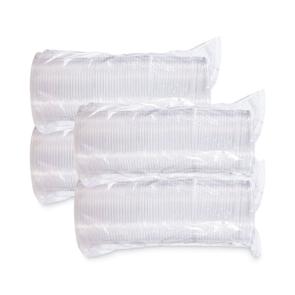 Dart PresentaBowls Clear Flat Lids, 5.4" Diameter x 0.3"h, Plastic, 504/Carton
