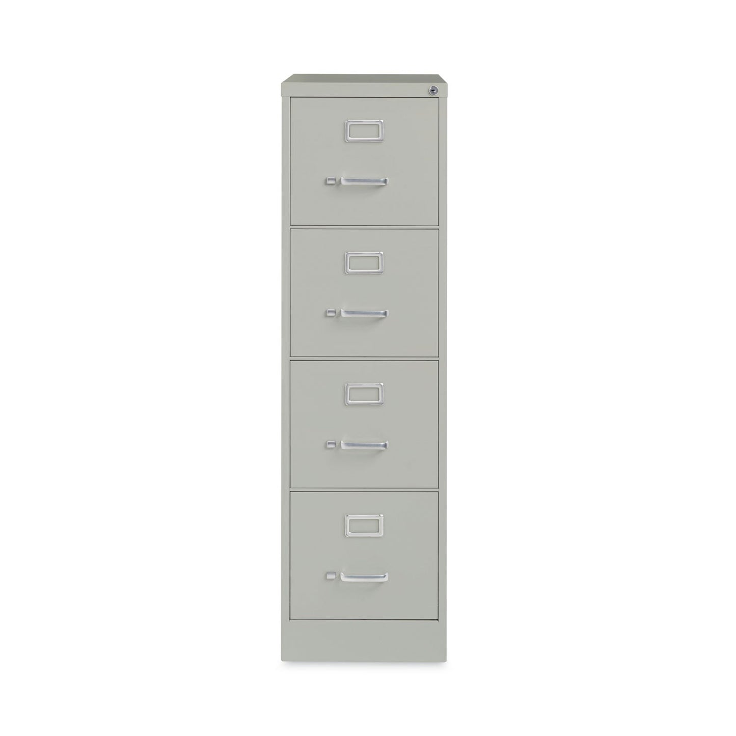 Hirsh Industries Vertical Letter File Cabinet, 4 Letter-Size File Drawers, Light Gray, 15 x 26.5 x 52