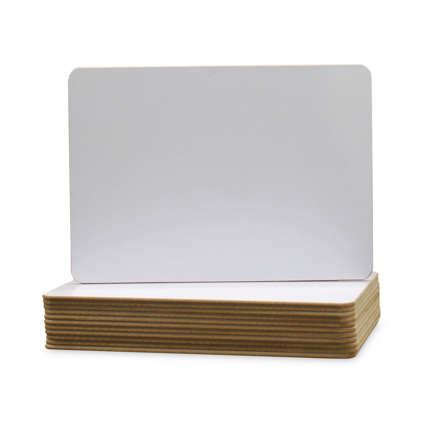 Flipside Dry Erase Board, 9 x 7, White, 12/Pack