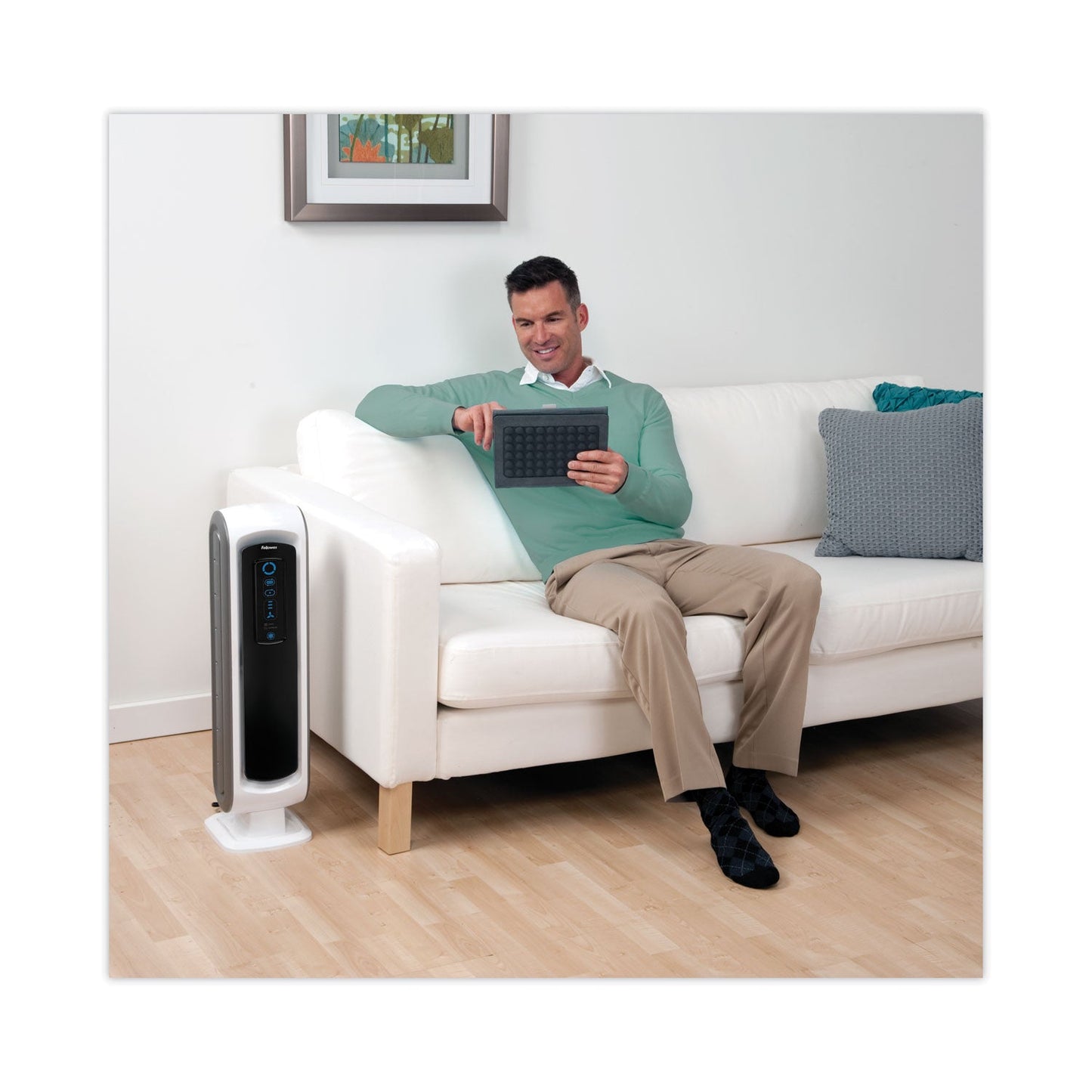 Fellowes True HEPA Filter for Fellowes 90 Air Purifiers, 4.56 x 16.5