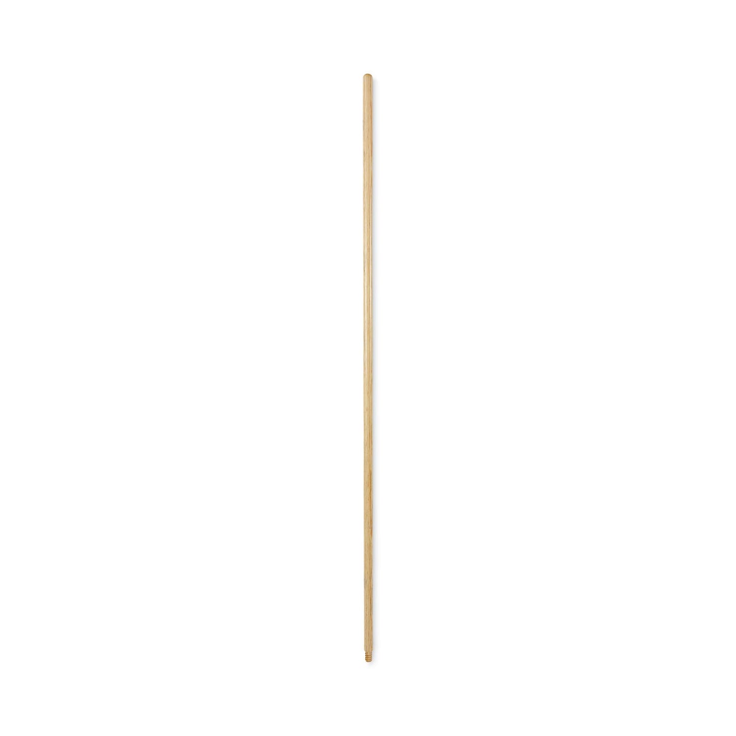 Boardwalk Threaded End Broom Handle, Lacquered Hardwood, 0.94" dia x 54", Natural