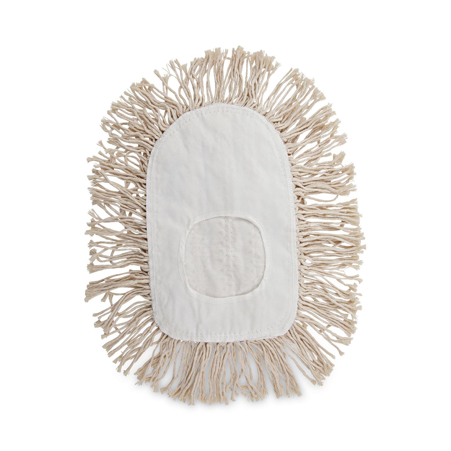 Boardwalk Wedge Dust Mop Head, Cotton, 17.5 x 13.5, White