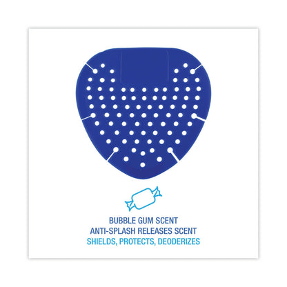 Boardwalk Urinal Screen, Bubblegum Scent, 3.5 oz, Blue, Dozen