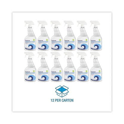 Boardwalk Natural Glass Cleaner, 32 oz Trigger Spray Bottle, 12/Carton