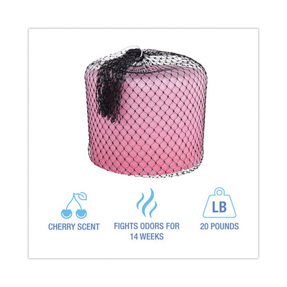 Boardwalk 14-Week Super Block Deodorizer, 20 lb, Pink, Cherry