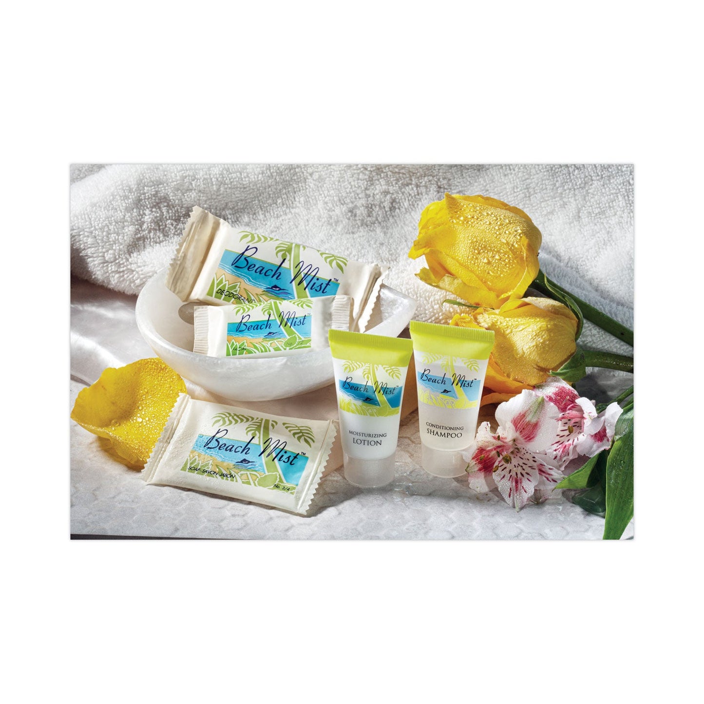 Beach Mist Face and Body Soap, Beach Mist Fragrance, # 1 1/2 Bar, 500/Carton