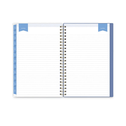 Blue Sky Day Designer Climbing Floral Blush Create-Your-Own Cover Weekly/Monthly Planner, 8 x 5, 12-Month (July-June): 2022-2023