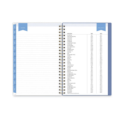 Blue Sky Day Designer Climbing Floral Blush Create-Your-Own Cover Weekly/Monthly Planner, 8 x 5, 12-Month (July-June): 2022-2023