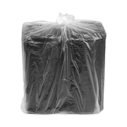 Pactiv Evergreen EarthChoice MealMaster Container, 16 oz, 8.13 x 6.5 x 1, Black, Plastic, 252/Carton