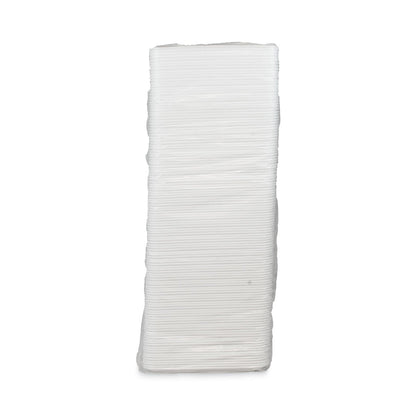 Pactiv Evergreen Supermarket Tray, #12S, 11 x 9 x 0.65, White, Foam, 250/Carton