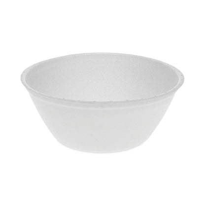 Pactiv Evergreen Placesetter Satin Non-Laminated Foam Dinnerware, Bowl, 22 oz, White, 504/Carton