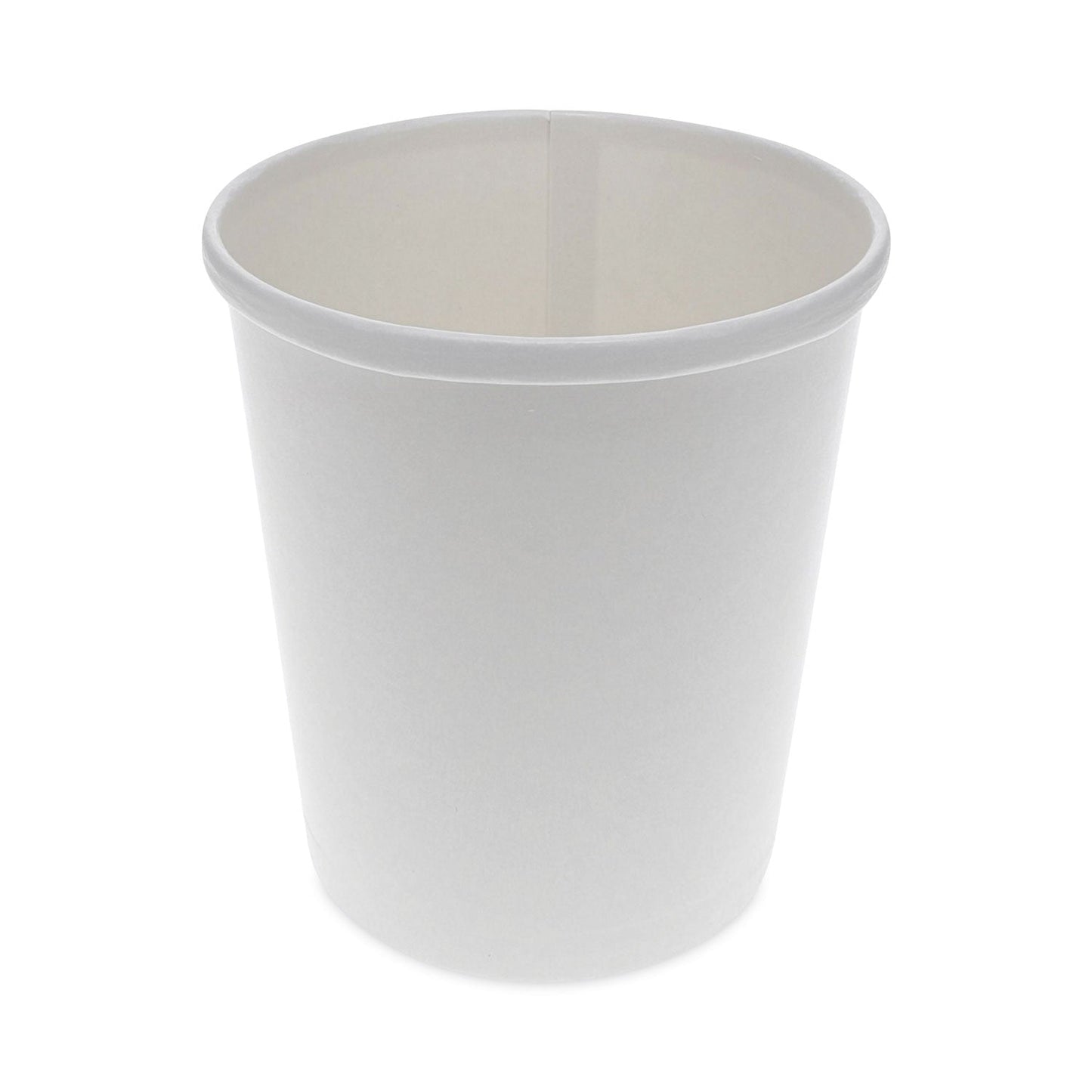 Pactiv Evergreen Paper Round Food Container, 32 oz, 5.13" Diameter x 4.5"h, White, 500/Carton