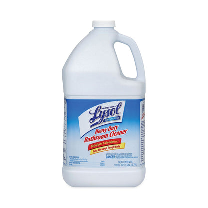 Professional LYSOL Disinfectant Heavy-Duty Bathroom Cleaner Concentrate, Lime, 1 gal Bottle