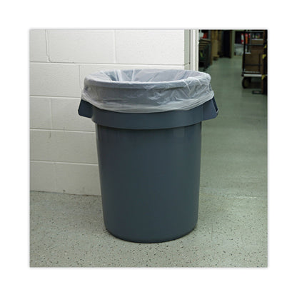 Boardwalk High Density Industrial Can Liners Coreless Rolls, 60 gal, 13 microns, 38 x 60, Natural, 8 Rolls of 25 Bags