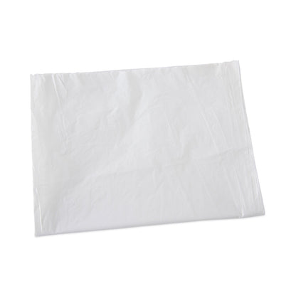 Boardwalk Linear Low Density Industrial Can Liners, 60 gal, 0.7 mil, 38 x 58, White, 100/Carton