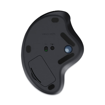 Logitech Ergo M575 Trackball, 32.8 ft Wireless Range, Right Hand Use, Graphite
