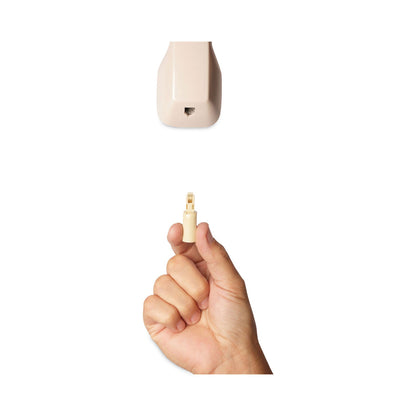 Softalk Rotating 360 Telephone Cord Detangler, Almond