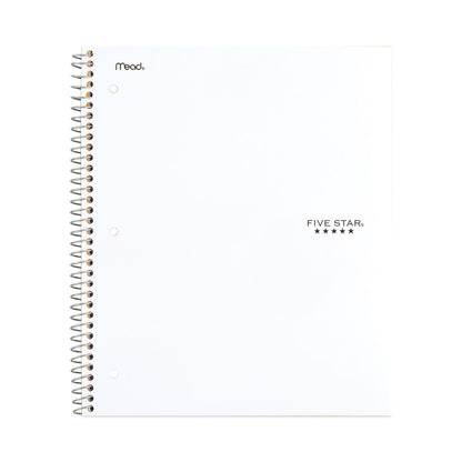 Five Star Wirebound Notebook, 3 Subject, Medium/College Rule, Randomly Assorted Covers, 11 x 8.5, 150 Sheets