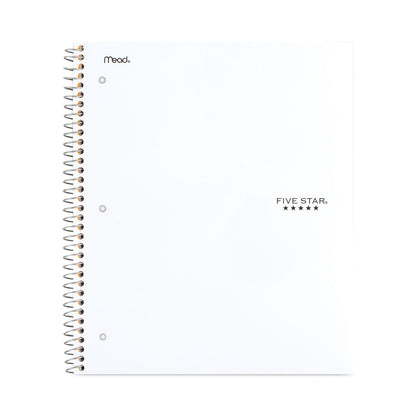 Five Star Wirebound Notebook, 1 Subject, Medium/College Rule, Randomly Assorted Covers, 11 x 8.5, 100 Sheets, 6/Pack