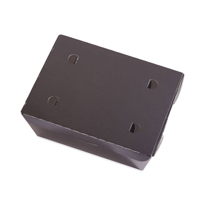 Pactiv Evergreen EarthChoice OneBox Paper Box, 66 oz, 6.5 x 4.5 x 3.25, Black, 160/Carton