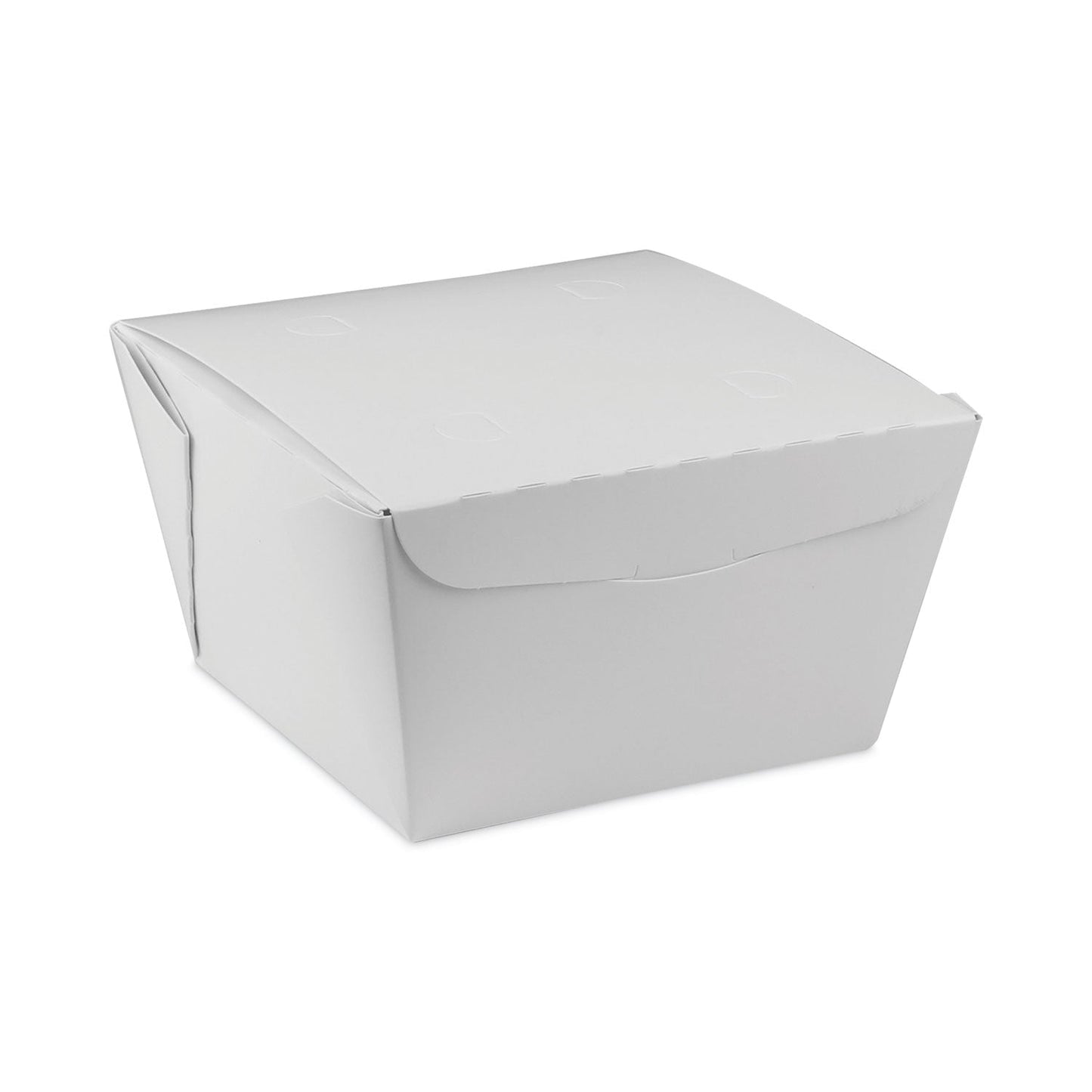 Pactiv Evergreen EarthChoice OneBox Paper Box, 46 oz, 4.5 x 4.5 x 3.25, White, 200/Carton