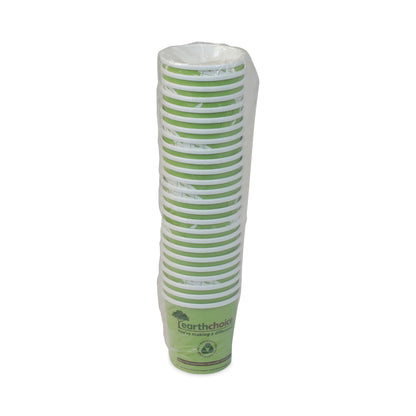 Pactiv Evergreen EarthChoice Compostable Soup Cup Large, 16 oz, 3.63" Diameter x 3.88"h, Green, Paper, 500/Carton