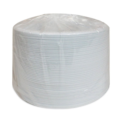 Pactiv Evergreen Meadoware Impact Plastic Dinnerware, Plate, 6" dia, White, 1,000/Carton