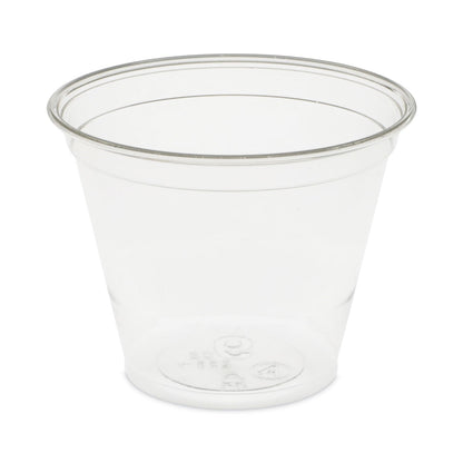 Pactiv Evergreen EarthChoice Recycled Clear Plastic Cold Cups, 9 oz, Clear, 975/Carton