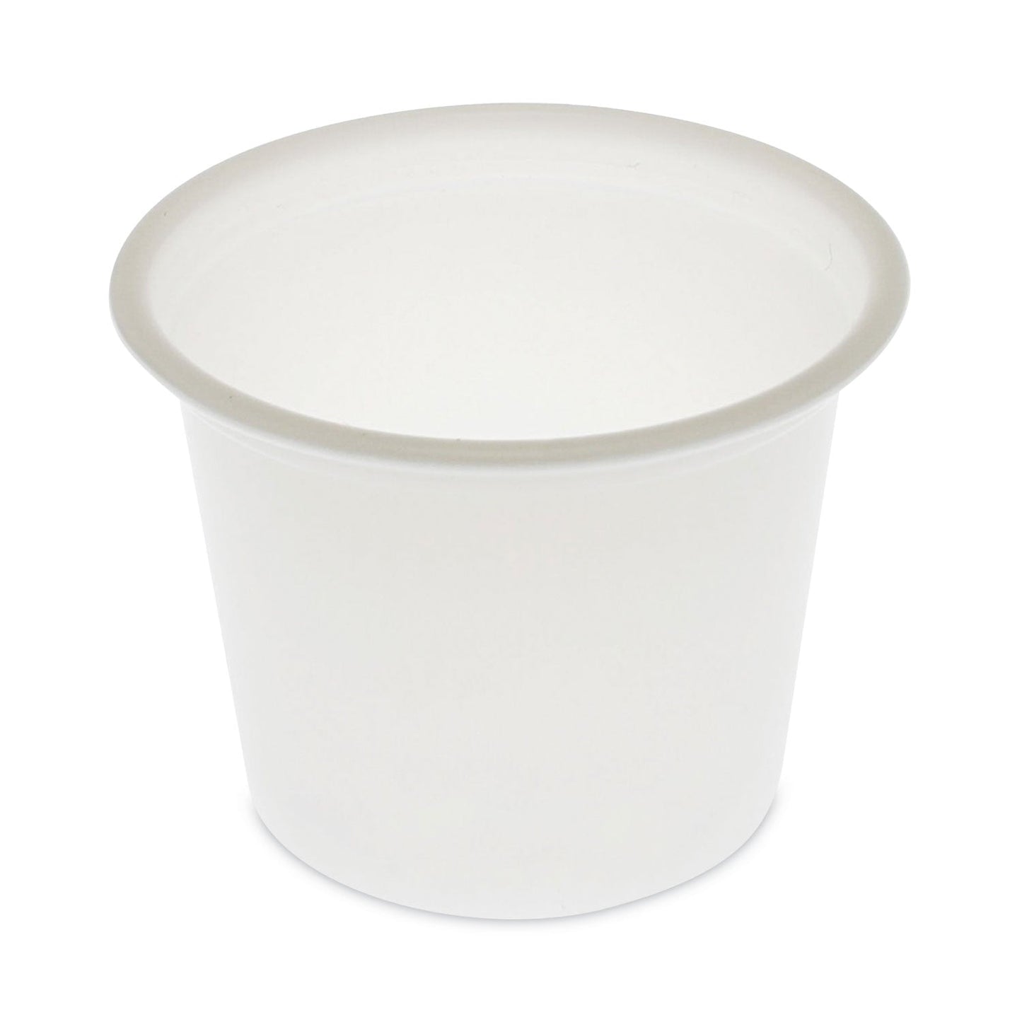 Pactiv Evergreen Plastic Portion Cup, 1 oz, Translucent, 200/Sleeve, 25 Sleeves/Carton