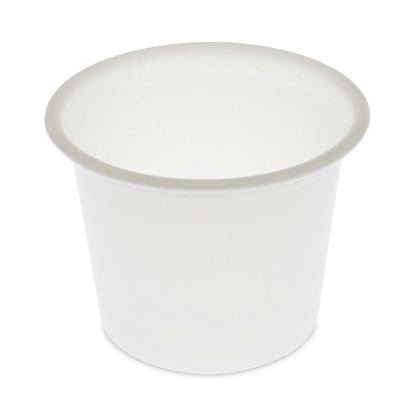 Pactiv Evergreen Plastic Portion Cup, 1 oz, Translucent, 200/Sleeve, 25 Sleeves/Carton