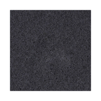 Boardwalk Stripping Floor Pads, 20" Diameter, Black, 5/Carton