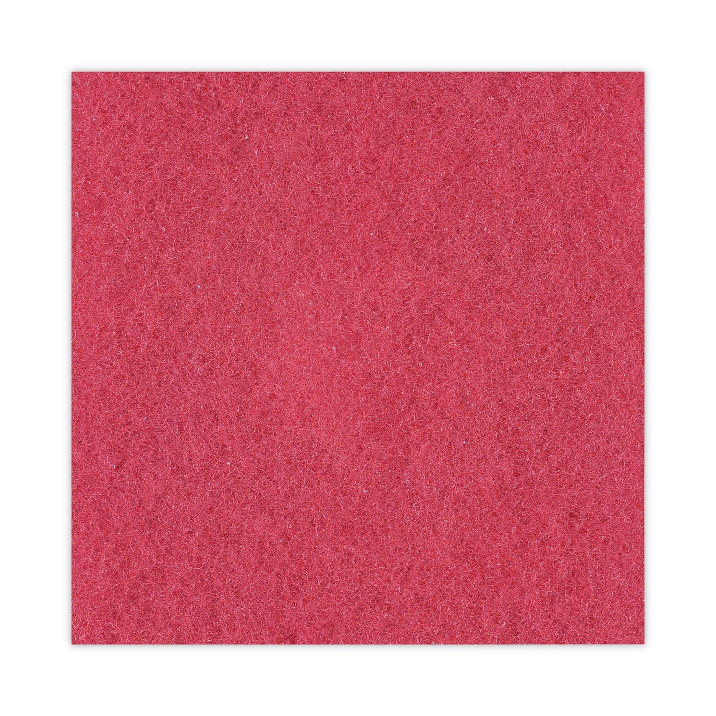 Boardwalk Buffing Floor Pads, 19" Diameter, Red, 5/Carton