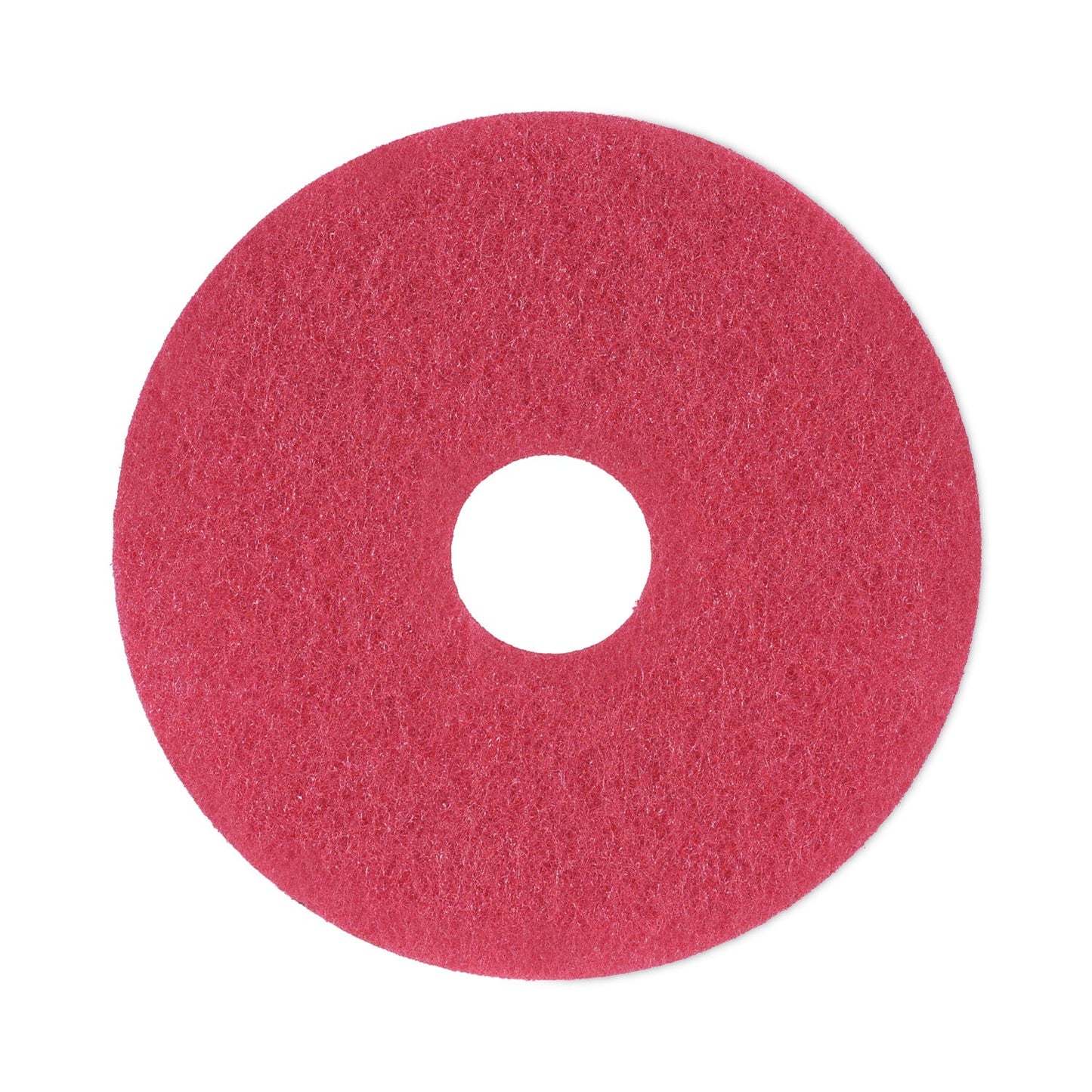 Boardwalk Buffing Floor Pads, 13" Diameter, Red, 5/Carton