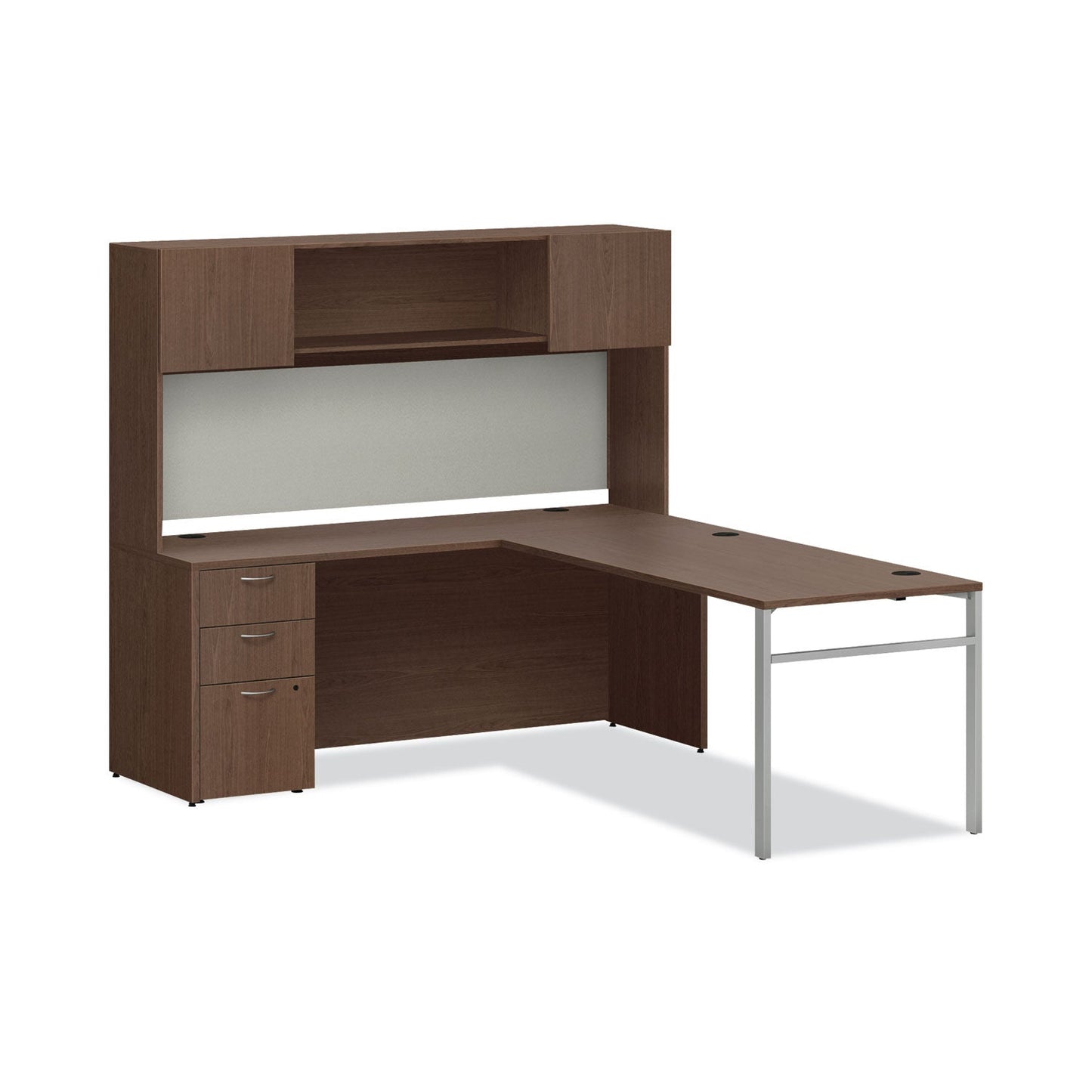 HON Mod Laminate Doors for 72"W Mod Desk Hutch, 17.86 x 14.82, Sepia Walnut  2/Carton