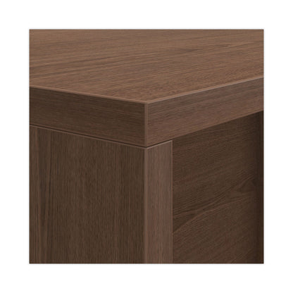 HON Mod Return Shell, Right, 42w x 24d x 29h, Sepia Walnut