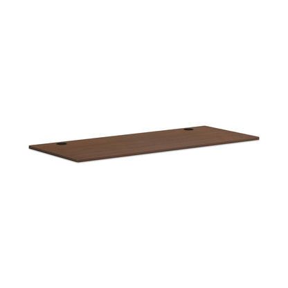 HON Mod Worksurface, Rectangular, 72w x 30d, Sepia Walnut