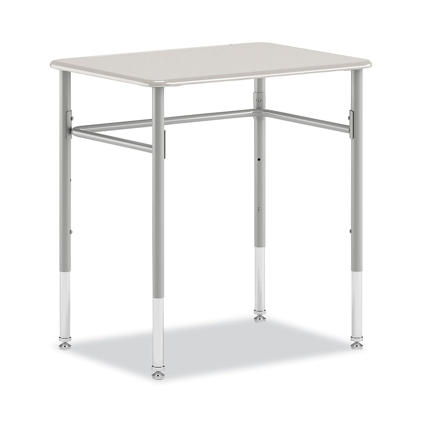 HON SmartLink Student Desk, Rectangle,  20" x 26" x 23" to 33", White, 2/Carton