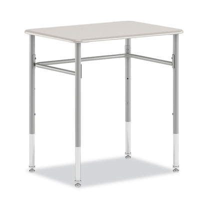 HON SmartLink Student Desk, Rectangle,  20" x 26" x 23" to 33", White, 2/Carton