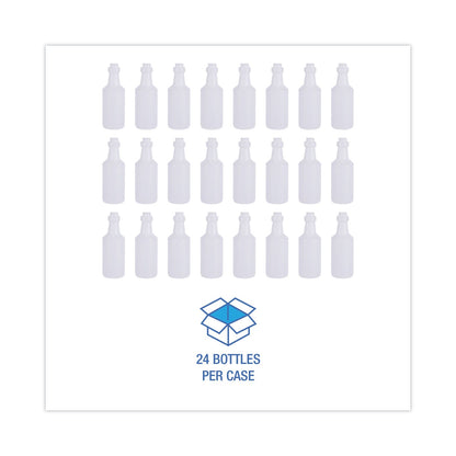 Boardwalk Handi-Hold Spray Bottle, 16 oz, Clear, 24/Carton