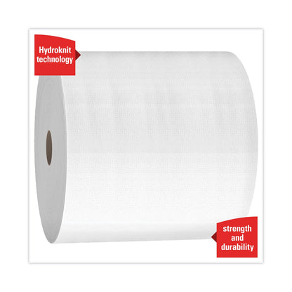 WypAll X50 Cloths, Jumbo Roll, 13.4 x 9.8, White, 1,100/Roll