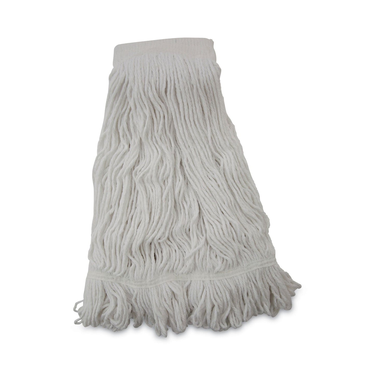 Boardwalk Mop Head, Pro Loop Web/Tailband, Premium Saddleback Head, Ryn, 24-oz., WH, 12/CT