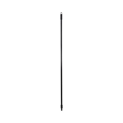 Boardwalk Fiberglass Broom Handle, Nylon Plastic Threaded End, 1" dia x 60", Black