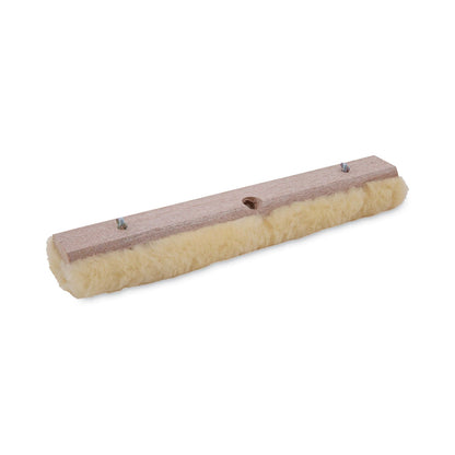 Boardwalk Mop Head, Applicator Refill Pad, Lambswool, 18-Inch, White
