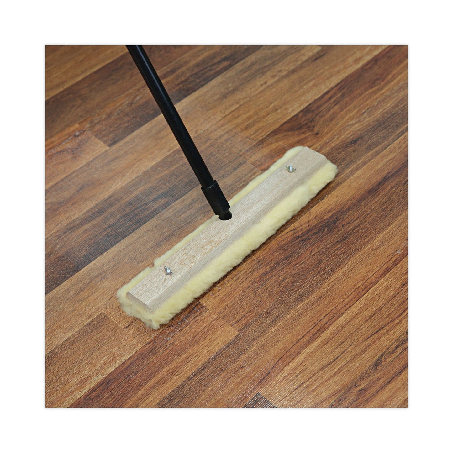 Boardwalk Mop Head, Applicator Refill Pad, Lambswool, 18-Inch, White