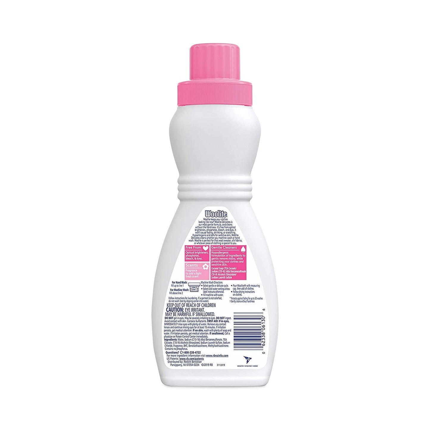 WOOLITE Laundry Detergent for Delicates, 16 oz Bottle, 12/Carton