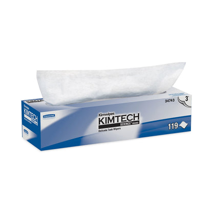 Kimtech Kimwipes Delicate Task Wipers, 3-Ply, 11.8 x 11.8, 100/Box, 15 Boxes/Carton