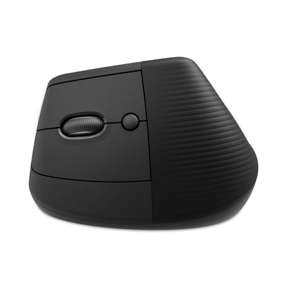 Logitech Lift for Business Vertical Ergonomic Mouse, 2.4 GHz Frequency/32 ft Wireless Range, Right Hand Use, Graphite